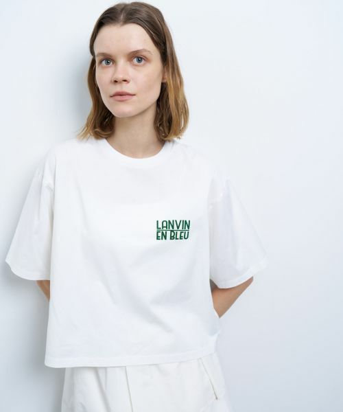 LANVIN en Bleu / ランバン オン ブルー Tシャツ | ワンポイントロゴTシャツ | 詳細22