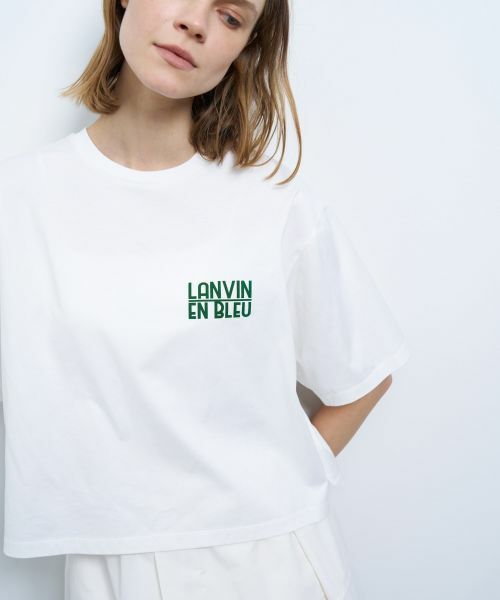 LANVIN en Bleu / ランバン オン ブルー Tシャツ | ワンポイントロゴTシャツ | 詳細25