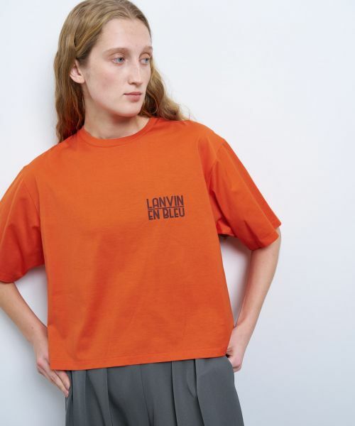 LANVIN en Bleu / ランバン オン ブルー Tシャツ | ワンポイントロゴTシャツ | 詳細4