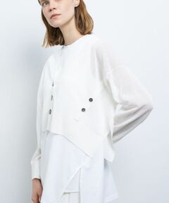 LANVIN en Bleu / ランバン オン ブルー カーディガン・ボレロ | ショートメニーウェイカーディガン