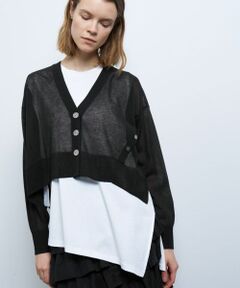 LANVIN en Bleu / ランバン オン ブルー カーディガン・ボレロ | ショートメニーウェイカーディガン