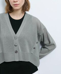 LANVIN en Bleu / ランバン オン ブルー カーディガン・ボレロ | ショートメニーウェイカーディガン