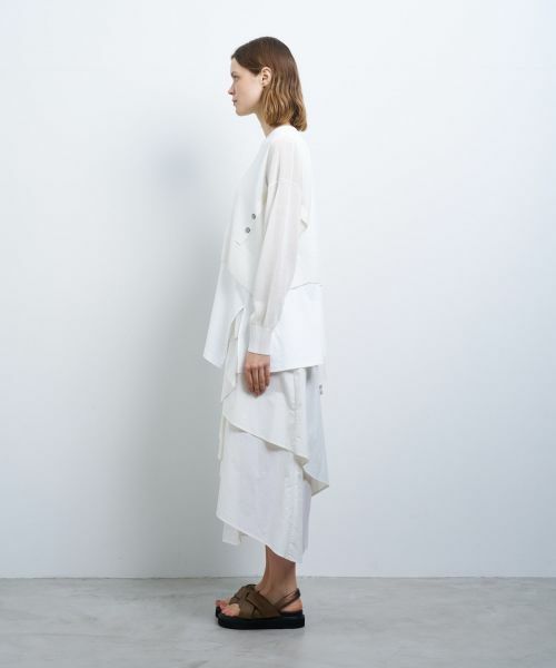 LANVIN en Bleu / ランバン オン ブルー カーディガン・ボレロ | ショートメニーウェイカーディガン | 詳細10