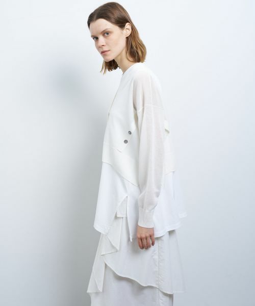 LANVIN en Bleu / ランバン オン ブルー カーディガン・ボレロ | ショートメニーウェイカーディガン | 詳細13