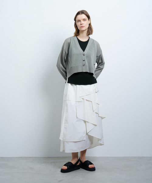 LANVIN en Bleu / ランバン オン ブルー カーディガン・ボレロ | ショートメニーウェイカーディガン | 詳細16