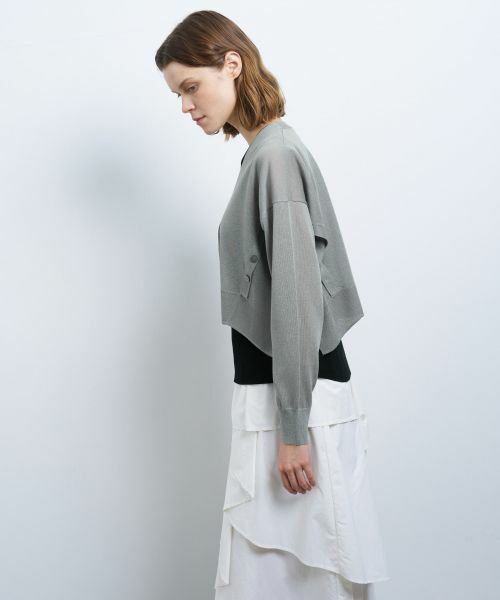 LANVIN en Bleu / ランバン オン ブルー カーディガン・ボレロ | ショートメニーウェイカーディガン | 詳細20