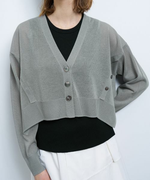 LANVIN en Bleu / ランバン オン ブルー カーディガン・ボレロ | ショートメニーウェイカーディガン | 詳細22