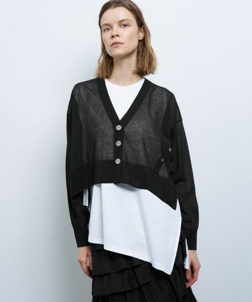 LANVIN en Bleu / ランバン オン ブルー カーディガン・ボレロ | ショートメニーウェイカーディガン | 詳細26