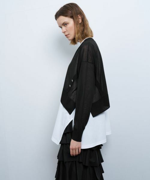 LANVIN en Bleu / ランバン オン ブルー カーディガン・ボレロ | ショートメニーウェイカーディガン | 詳細27