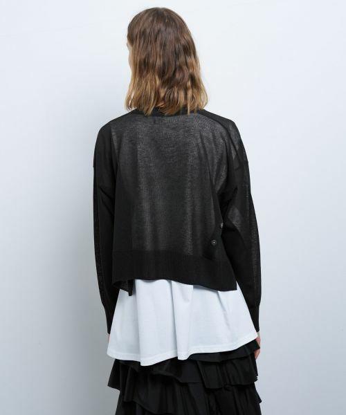 LANVIN en Bleu / ランバン オン ブルー カーディガン・ボレロ | ショートメニーウェイカーディガン | 詳細28