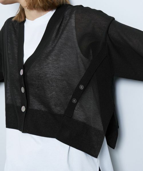 LANVIN en Bleu / ランバン オン ブルー カーディガン・ボレロ | ショートメニーウェイカーディガン | 詳細29