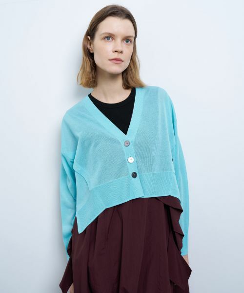 LANVIN en Bleu / ランバン オン ブルー カーディガン・ボレロ | ショートメニーウェイカーディガン | 詳細4