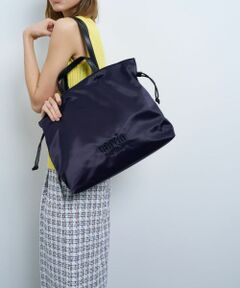 LANVIN en Bleu / ランバン オン ブルー その他小物 | サテンナイロンドロストトートバッグ大