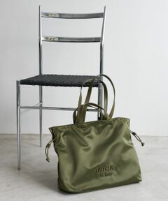 LANVIN en Bleu / ランバン オン ブルー その他小物 | サテンナイロンドロストトートバッグ大