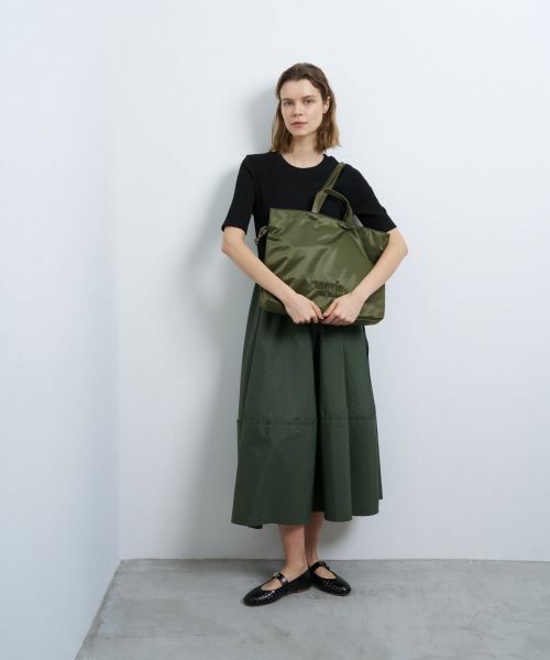 LANVIN en Bleu / ランバン オン ブルー その他小物 | サテンナイロンドロストトートバッグ大 | 詳細1