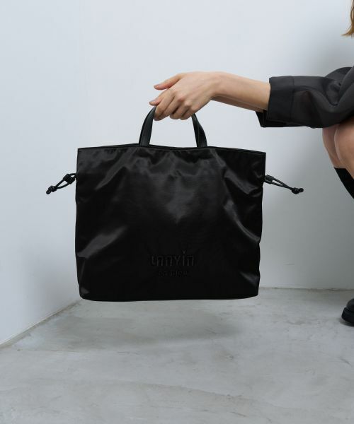 LANVIN en Bleu / ランバン オン ブルー その他小物 | サテンナイロンドロストトートバッグ大 | 詳細3