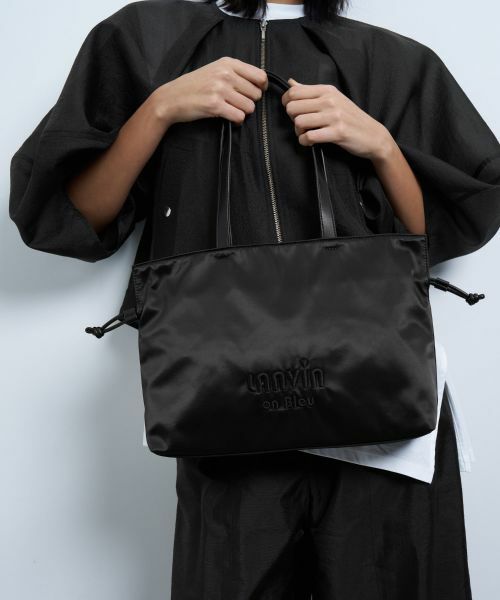 LANVIN en Bleu / ランバン オン ブルー その他小物 | サテンナイロンドロストトートバッグ小 | 詳細1