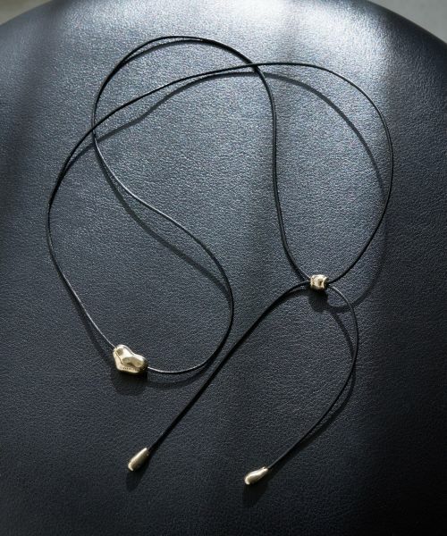 LANVIN en Bleu / ランバン オン ブルー その他小物 | プチハートネックレス（ゴールド）