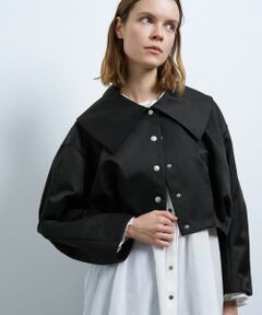 LANVIN en Bleu / ランバン オン ブルー テーラードジャケット | ビッグカラータックブルゾン