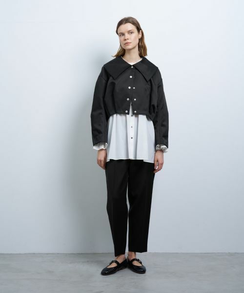 LANVIN en Bleu / ランバン オン ブルー テーラードジャケット | ビッグカラータックブルゾン | 詳細1