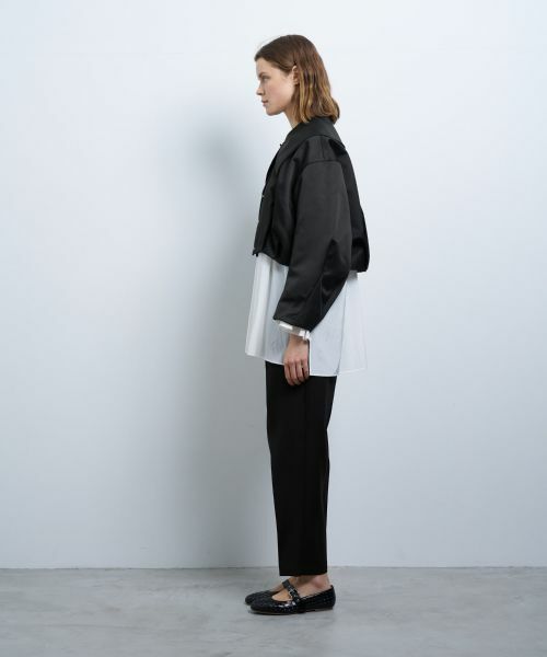 LANVIN en Bleu / ランバン オン ブルー テーラードジャケット | ビッグカラータックブルゾン | 詳細2