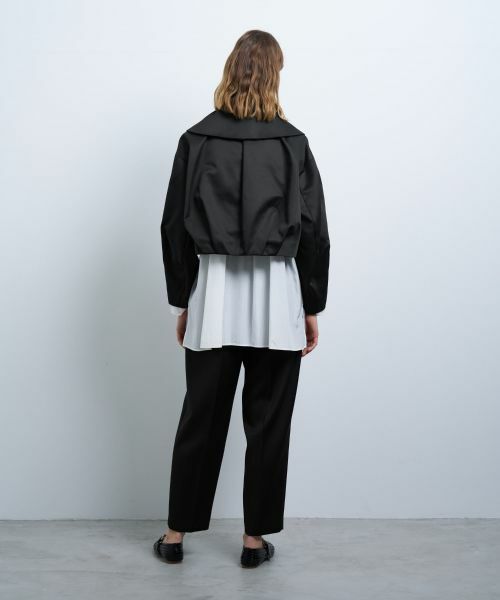 LANVIN en Bleu / ランバン オン ブルー テーラードジャケット | ビッグカラータックブルゾン | 詳細3