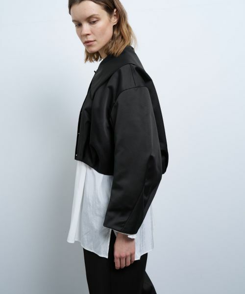 LANVIN en Bleu / ランバン オン ブルー テーラードジャケット | ビッグカラータックブルゾン | 詳細5