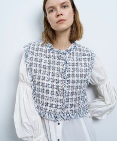 LANVIN en Bleu / ランバン オン ブルー テーラードジャケット | ツイード２ＷＡＹショートベスト