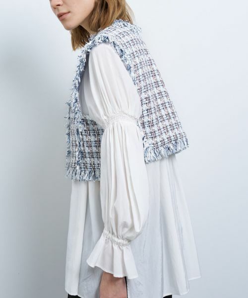 LANVIN en Bleu / ランバン オン ブルー テーラードジャケット | ツイード２ＷＡＹショートベスト | 詳細11