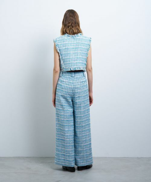 LANVIN en Bleu / ランバン オン ブルー テーラードジャケット | ツイード２ＷＡＹショートベスト | 詳細3