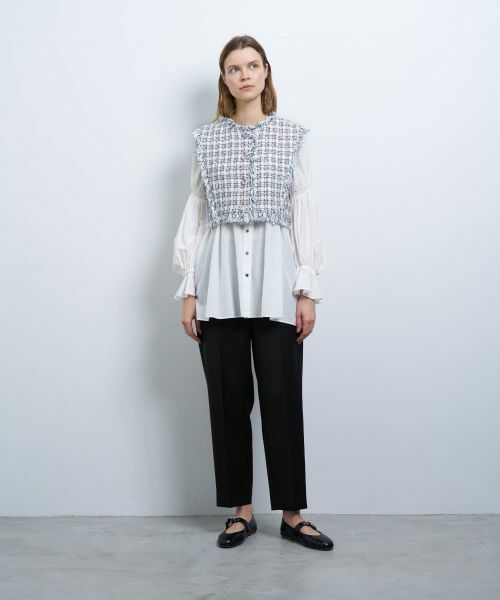 LANVIN en Bleu / ランバン オン ブルー テーラードジャケット | ツイード２ＷＡＹショートベスト | 詳細7