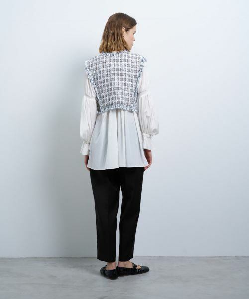 LANVIN en Bleu / ランバン オン ブルー テーラードジャケット | ツイード２ＷＡＹショートベスト | 詳細9