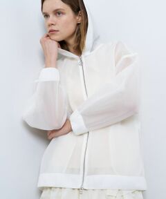 LANVIN en Bleu / ランバン オン ブルー テーラードジャケット | シアーダンボールフーディー