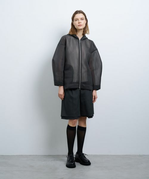 LANVIN en Bleu / ランバン オン ブルー テーラードジャケット | シアーダンボールフーディー | 詳細1