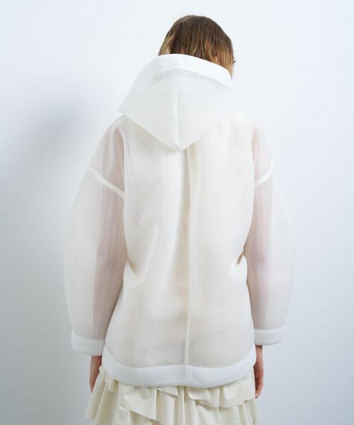 LANVIN en Bleu / ランバン オン ブルー テーラードジャケット | シアーダンボールフーディー | 詳細11