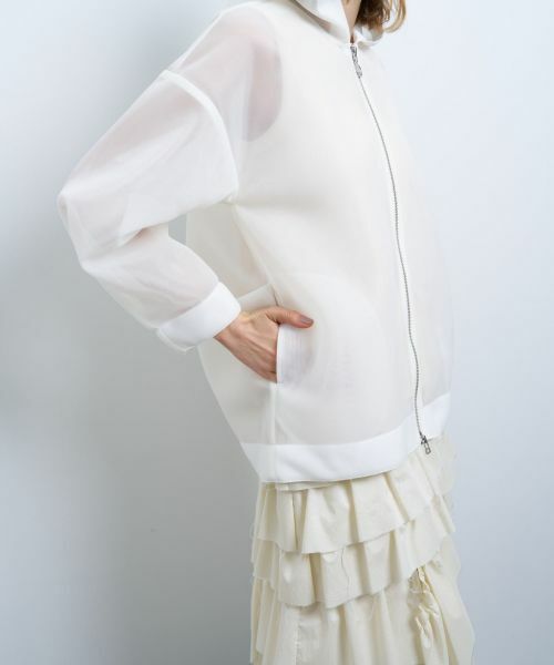 LANVIN en Bleu / ランバン オン ブルー テーラードジャケット | シアーダンボールフーディー | 詳細12