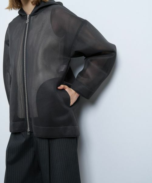 LANVIN en Bleu / ランバン オン ブルー テーラードジャケット | シアーダンボールフーディー | 詳細7