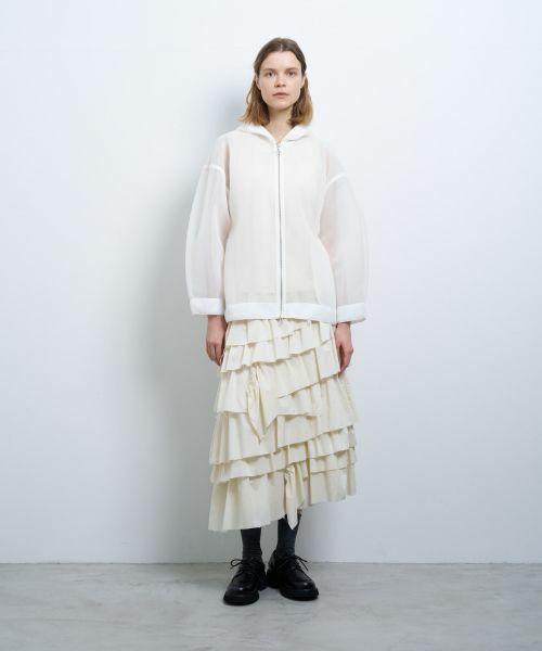 LANVIN en Bleu / ランバン オン ブルー テーラードジャケット | シアーダンボールフーディー | 詳細8