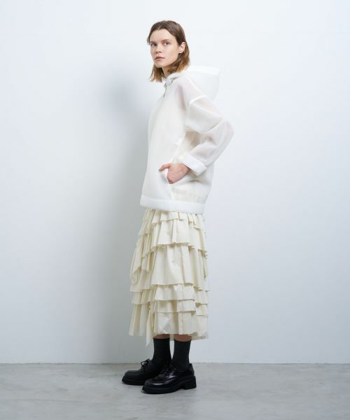 LANVIN en Bleu / ランバン オン ブルー テーラードジャケット | シアーダンボールフーディー | 詳細9