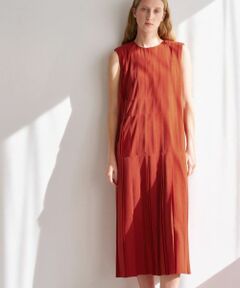 LANVIN en Bleu / ランバン オン ブルー ドレス | ジョーゼットプリーツワンピース