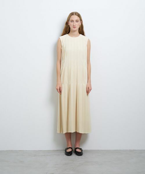 LANVIN en Bleu / ランバン オン ブルー ドレス | ジョーゼットプリーツワンピース | 詳細1