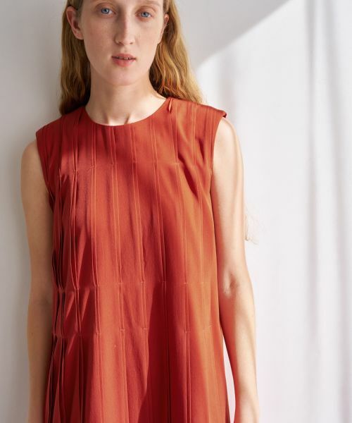 LANVIN en Bleu / ランバン オン ブルー ドレス | ジョーゼットプリーツワンピース | 詳細11