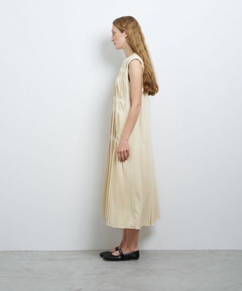 LANVIN en Bleu / ランバン オン ブルー ドレス | ジョーゼットプリーツワンピース | 詳細2