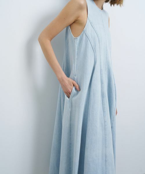 ランバンオンブルー　ノースリーブ　ワンピース デニムノースリーブワンピース|LANVIN en Bleu | LANVIN en Bleu