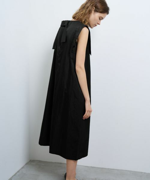 たあたんさま　専用です LANVIN en Bleu ワンピース　黒38 40サイズあり】マットダブルサテンコクーンワンピース|LANVIN en