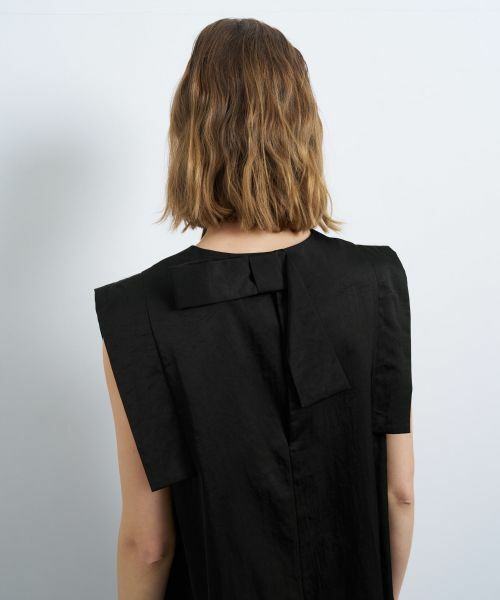 LANVIN en Bleu / ランバン オン ブルー ドレス | サテンバックリボンワンピース | 詳細13