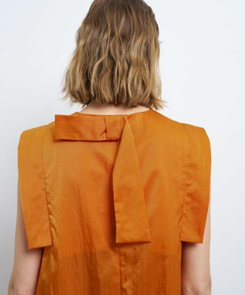 LANVIN en Bleu / ランバン オン ブルー ドレス | サテンバックリボンワンピース | 詳細7