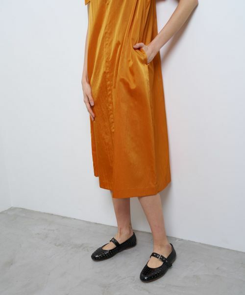 LANVIN en Bleu / ランバン オン ブルー ドレス | サテンバックリボンワンピース | 詳細8