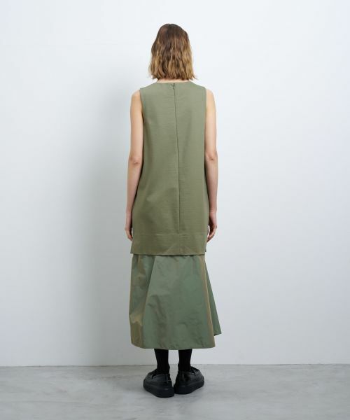 LANVIN en Bleu / ランバン オン ブルー ドレス | ストレッチポンチコンビワンピース | 詳細10