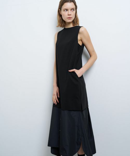 LANVIN en Bleu / ランバン オン ブルー ドレス | ストレッチポンチコンビワンピース | 詳細4